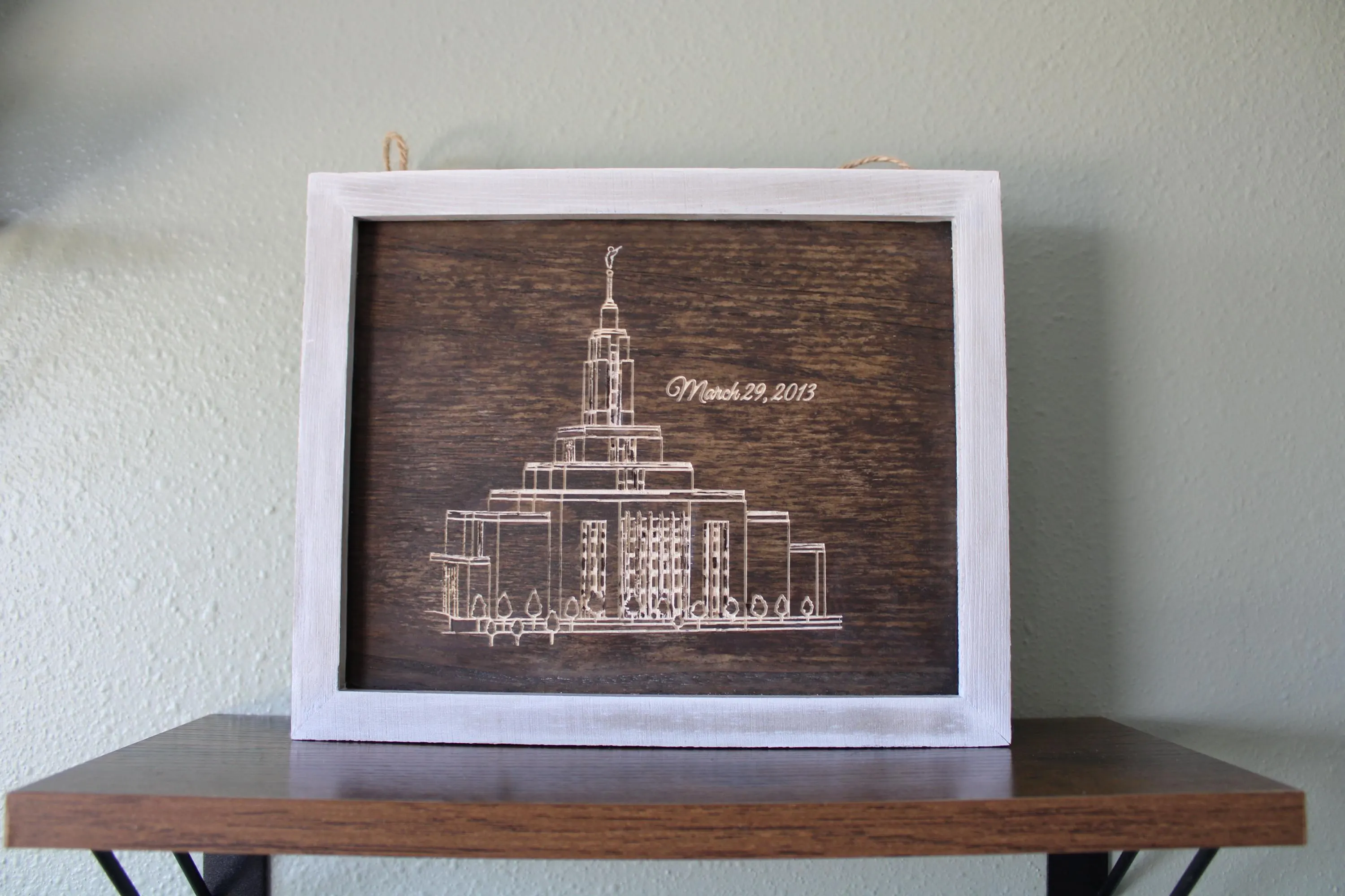 Custom CNC Engraved Wooden Wall Art