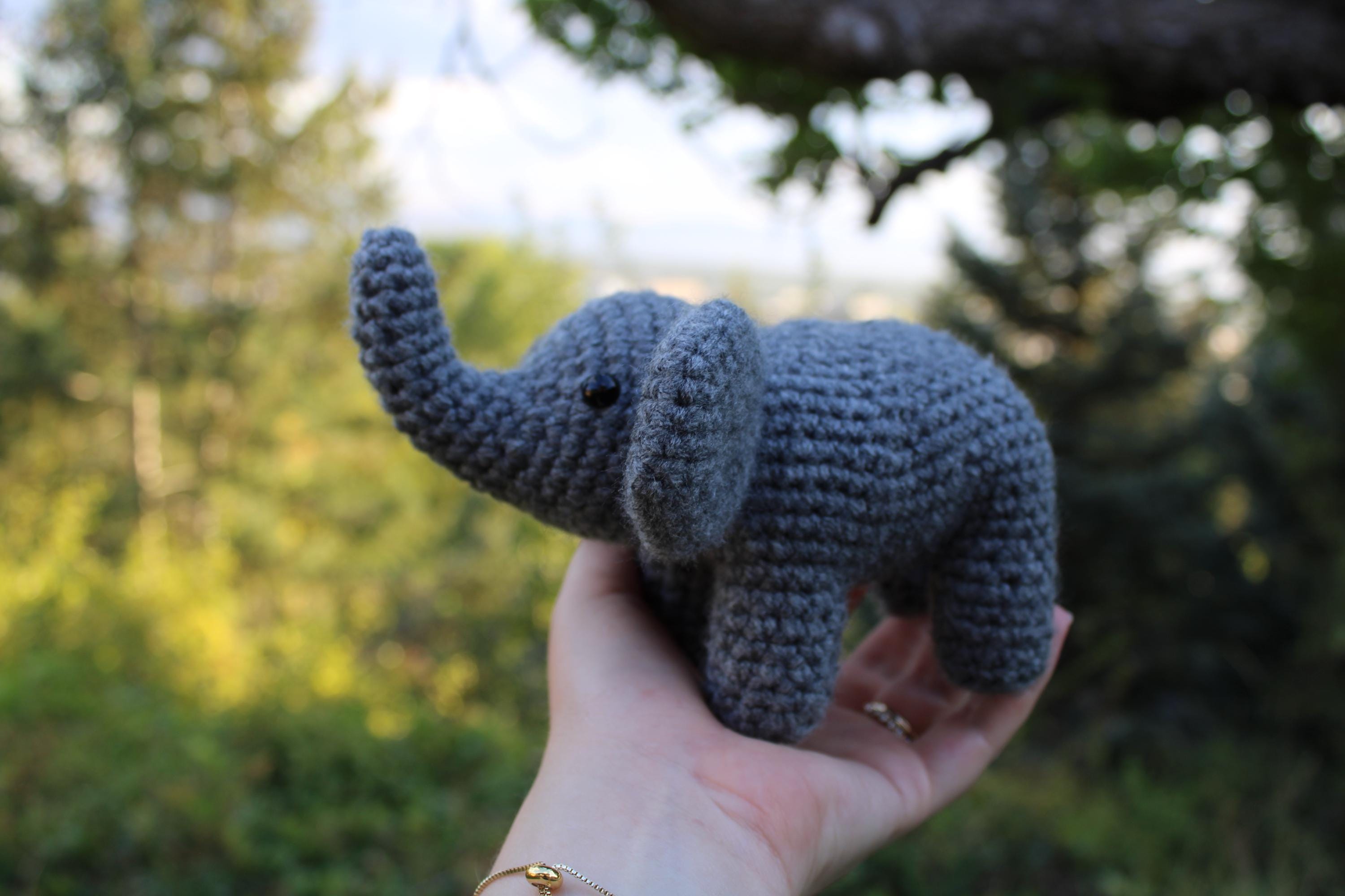Handmade Crochet Elephant
