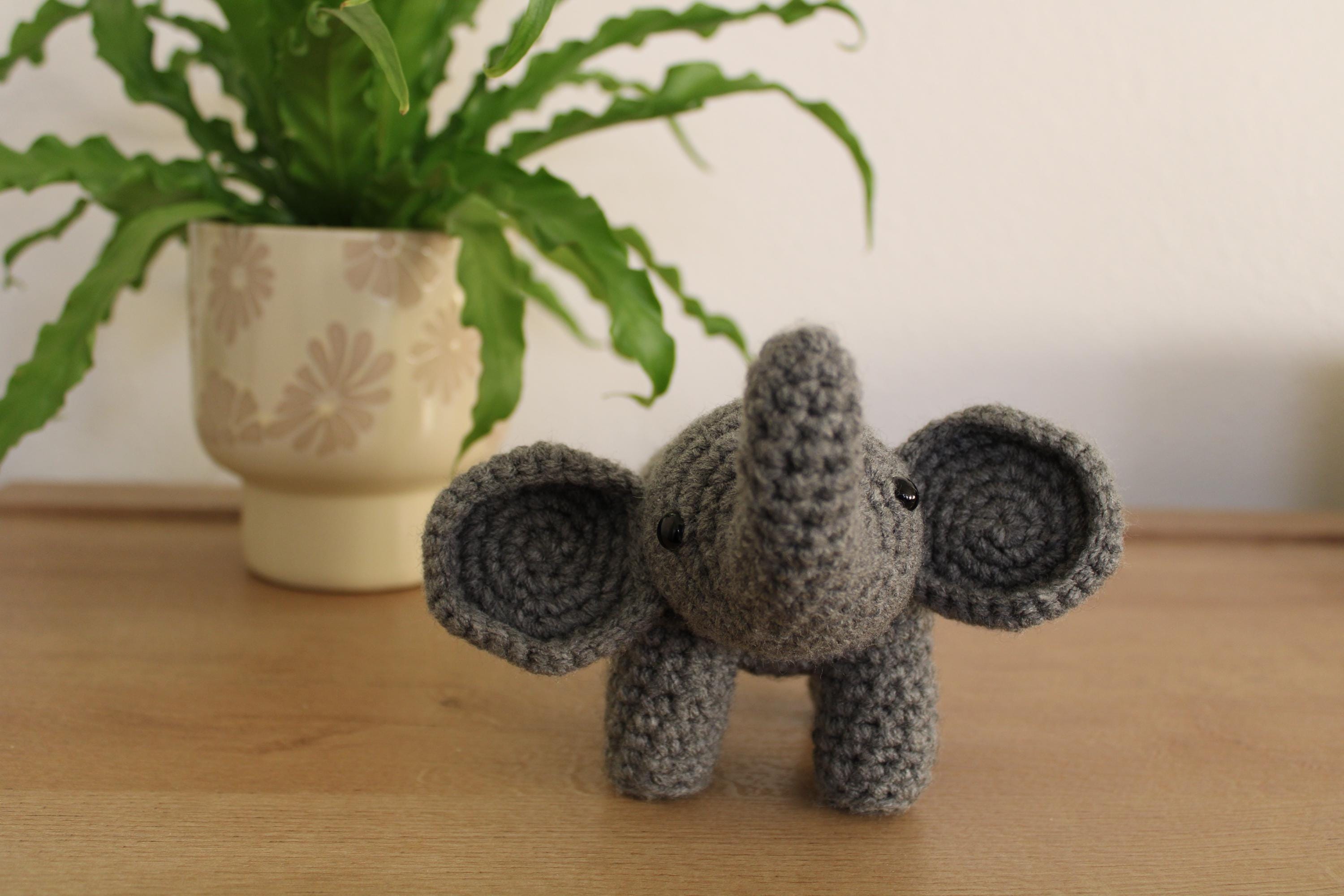 Handmade Crochet Elephant