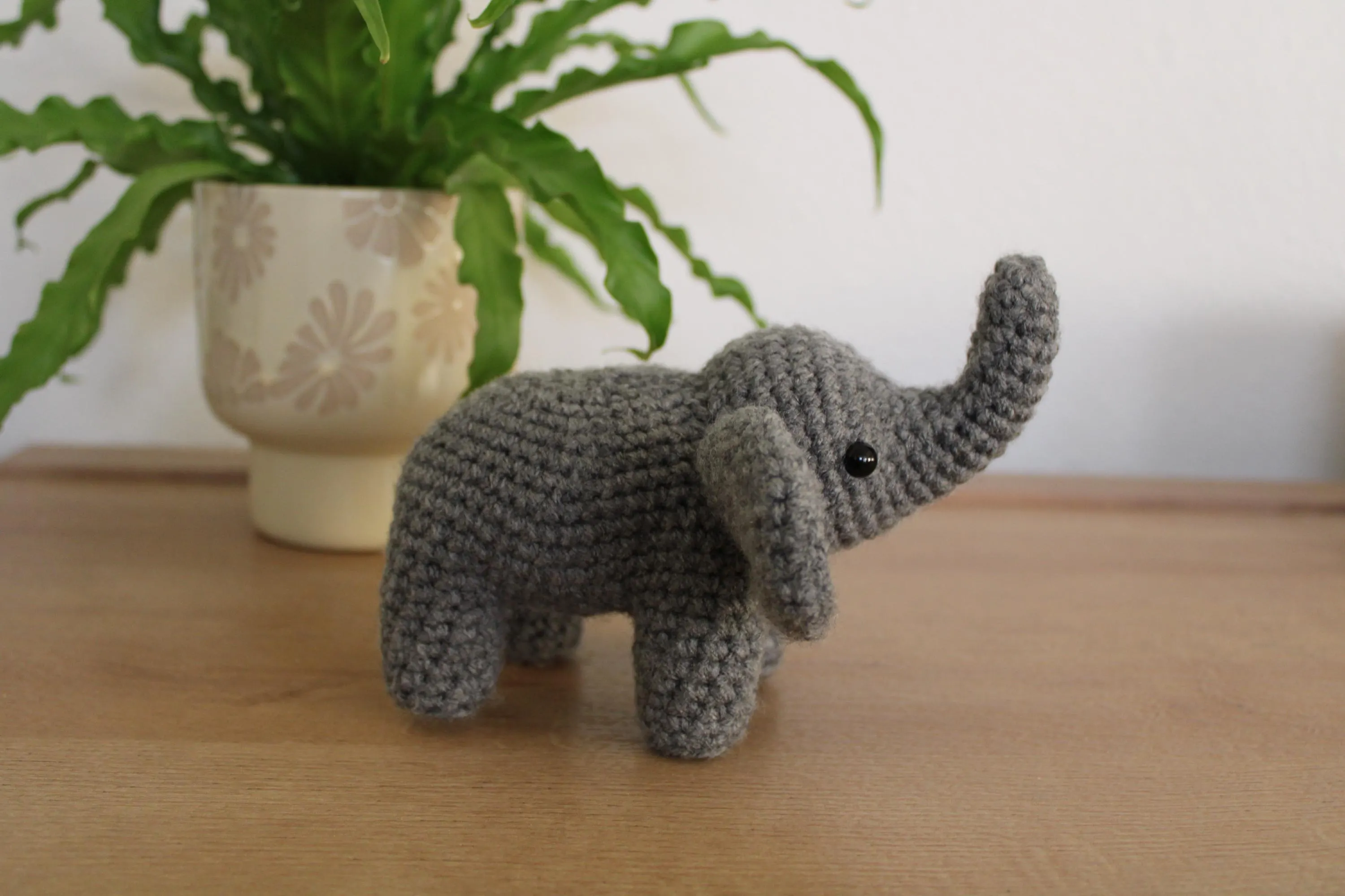 Handmade Crochet Elephant