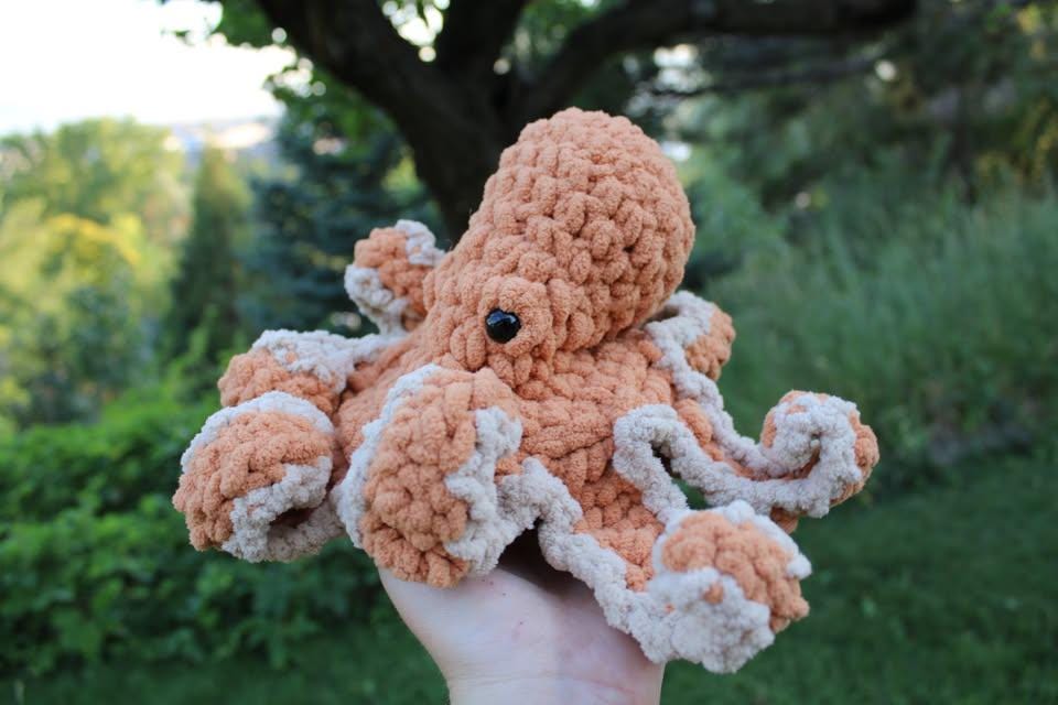 Handmade Crochet Octopus