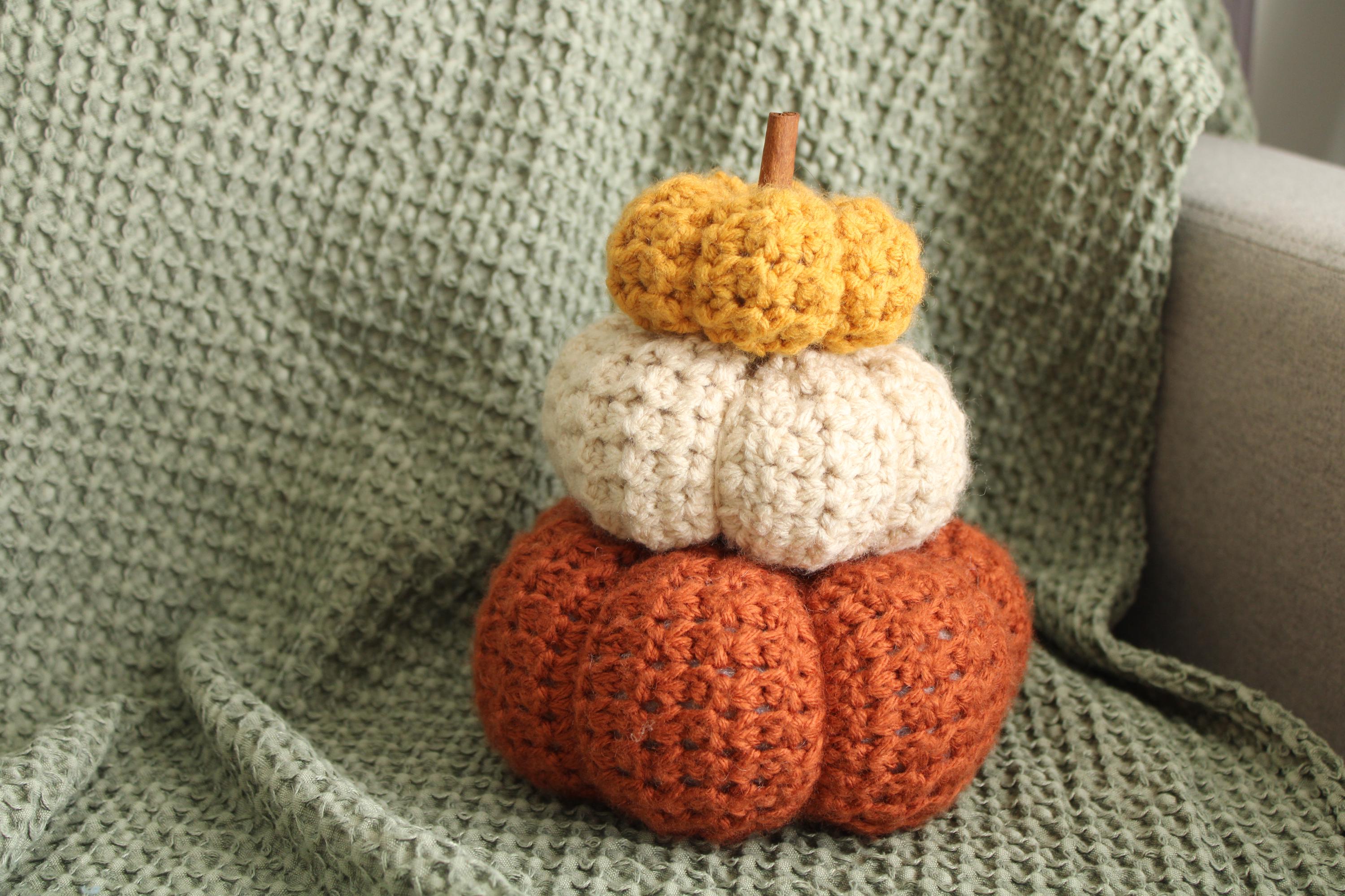 Handmade Crochet Pumpkins