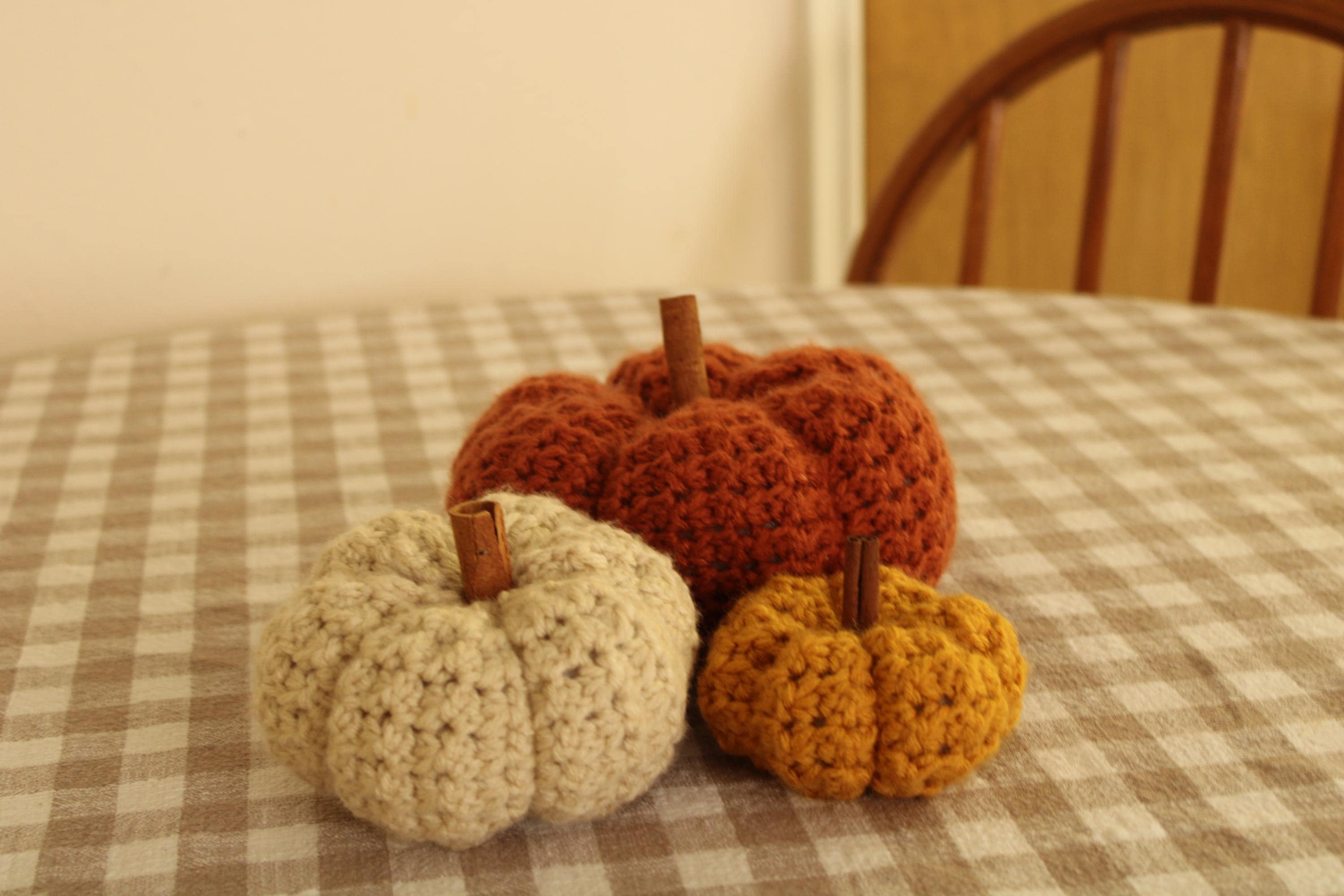 Handmade Crochet Pumpkins