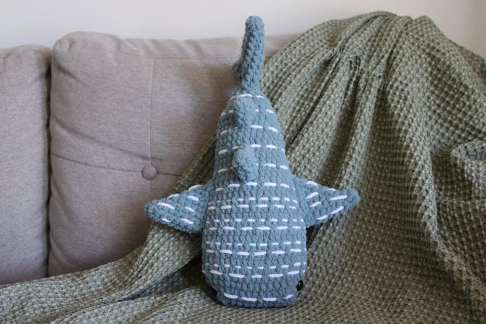 Handmade Crochet Whale Shark
