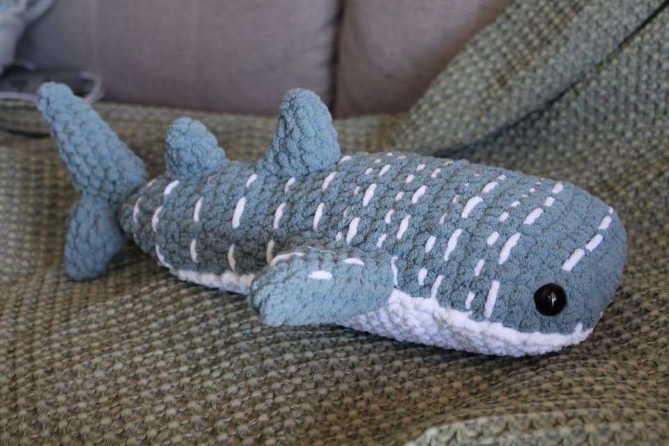 Handmade Crochet Whale Shark