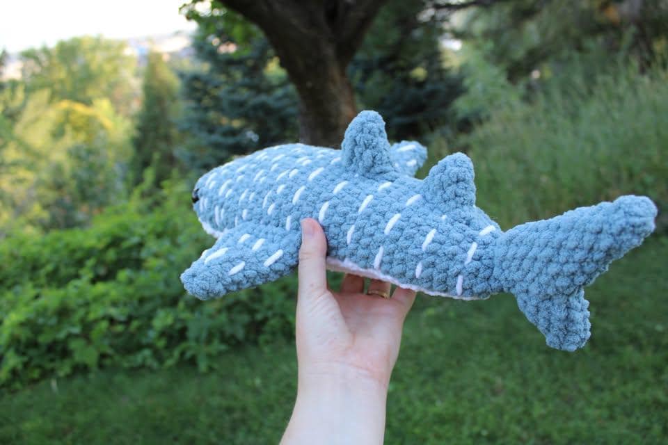 Handmade Crochet Whale Shark