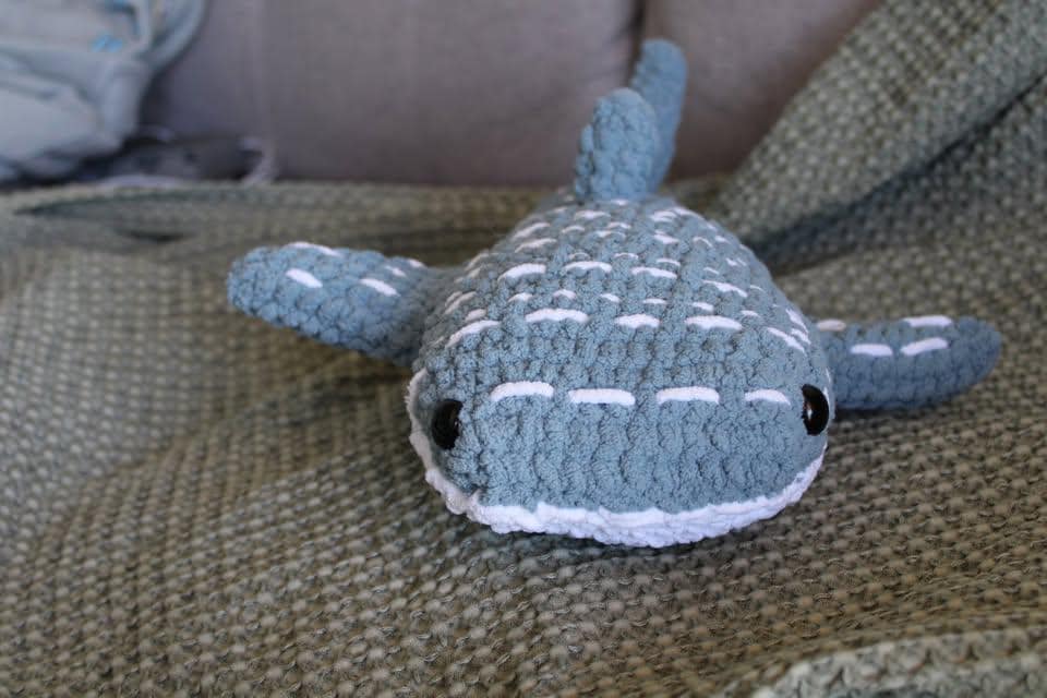 Handmade Crochet Whale Shark