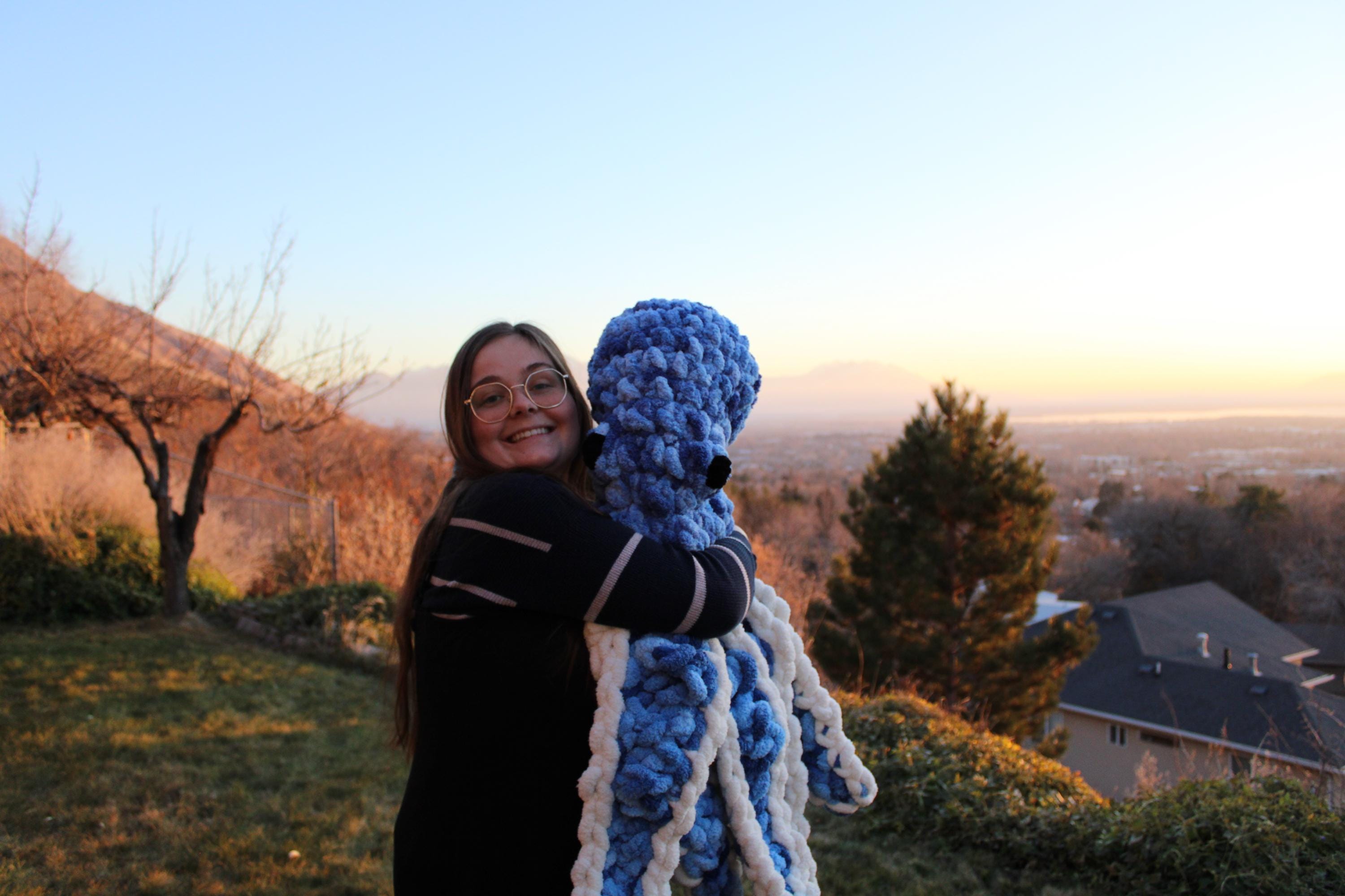 Handmade Giant Octopus Plushie